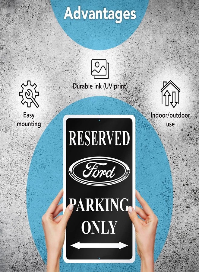 DIMARONGTON Parking Only Sign for Ford Decor, 8x12 Aluminum Garage Signs - Image 5